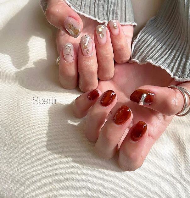 こっくりネイルでおしゃ見せ 秋色おしゃれネイル 大特集 くふうlive