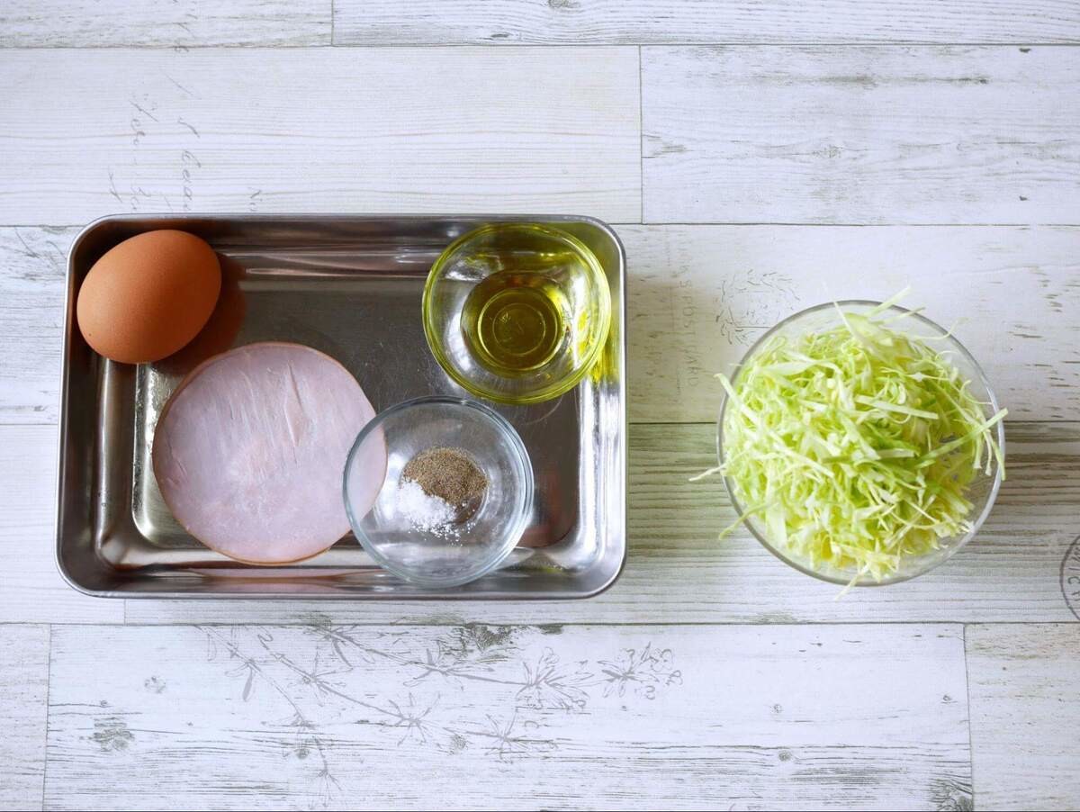 「巣ごもりハムエッグ」の作り方