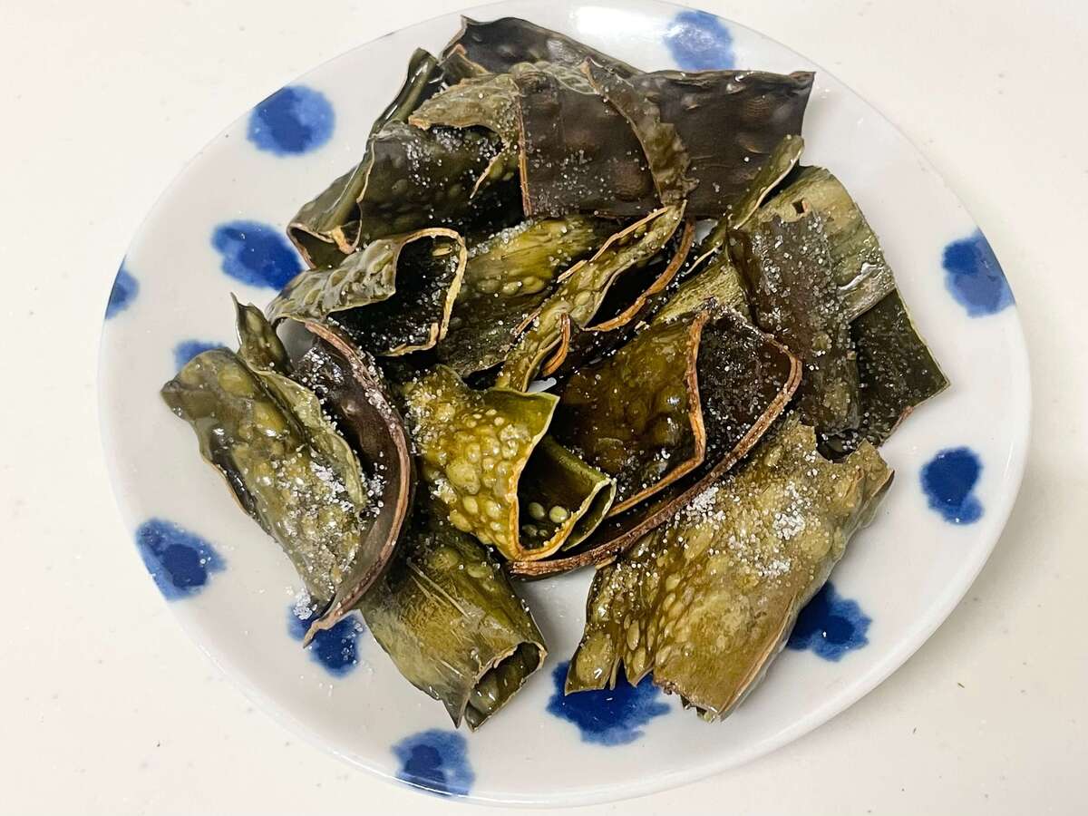 タモリさん「昆布の素揚げ」