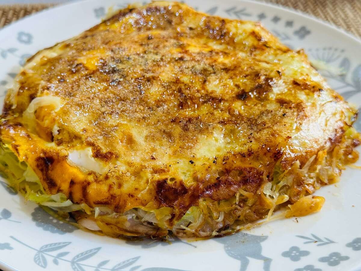 ギャル曽根「ライスペーパーお好み焼き」